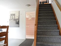 Stairs to upper floor